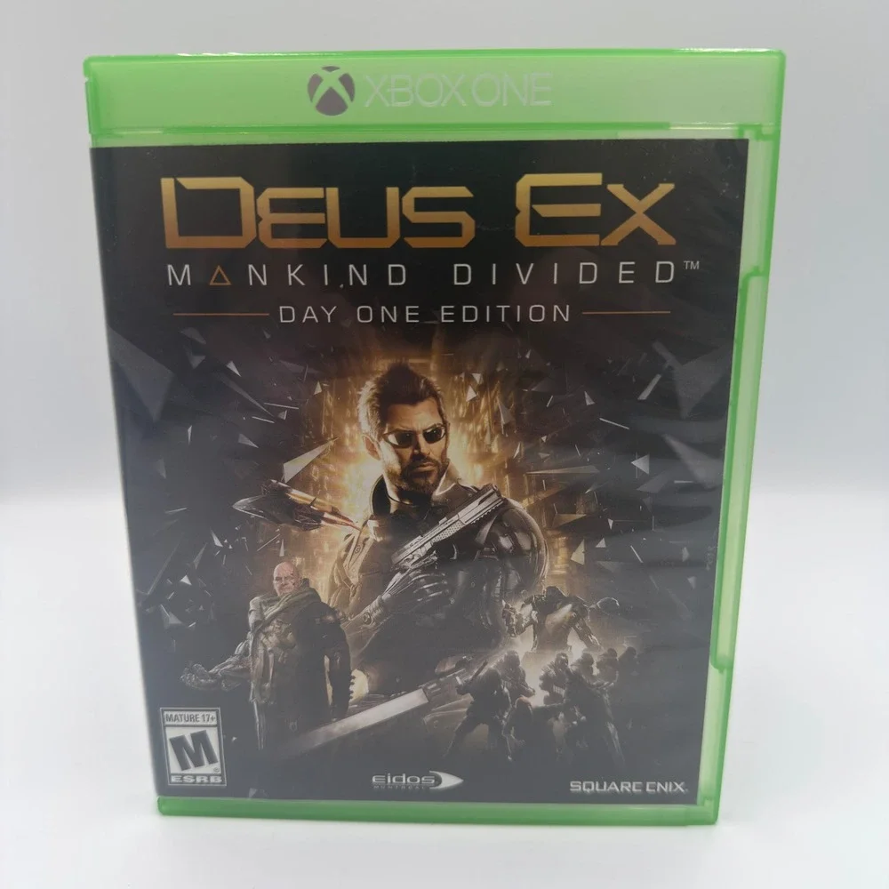 Deus Ex Mankind Divided Day One Edition Xbox One Microsoft 2016 Cyberpunk RPG